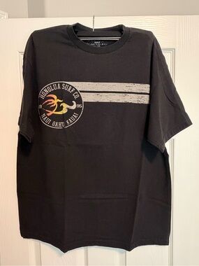 Honolua Surf Co. Black Short-Sleeve Graphic Tee